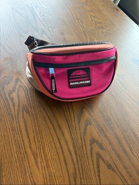 Marc Jacobs Pink, Orange & Cream Colorblock Belt Bag